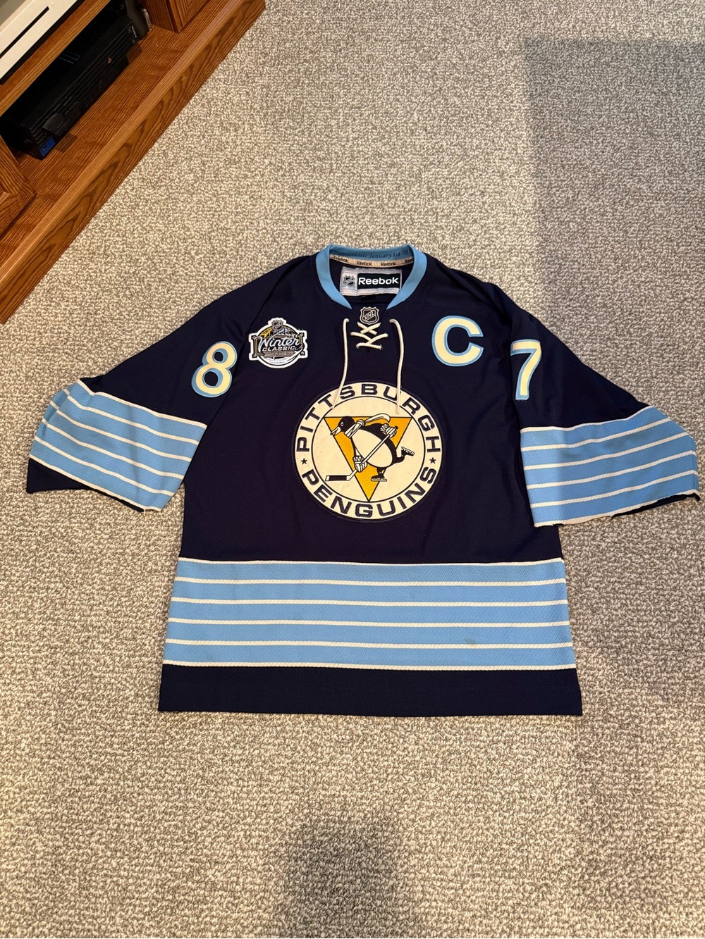 Sidney Crosby Pittsburgh Penguins 2011 Winter Classic Hockey Jersey